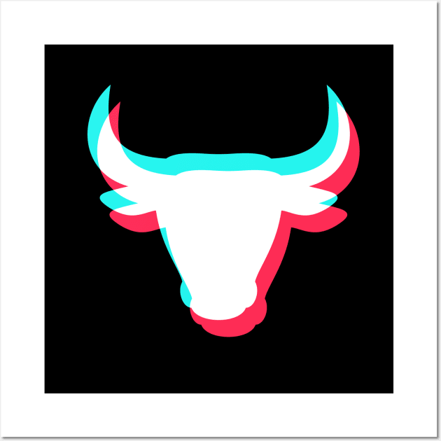 Taurus Zodiac Sign Birthday March to April, Astrology Taurus Wall Art by Happy Lime